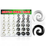 dmxp3 tapers acrylic body jewelry ear lobe