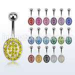 mcd752 belly rings surgical steel 316l belly button