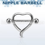 npsh11 straight barbells surgical steel 316l nipple